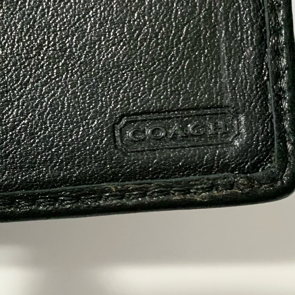 Coach Kristin Op Art Signature Check Book Flap Wallet & Checkbook - Picture 7 of 16